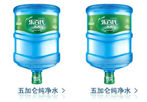 乐百氏饮用纯净水18.9L/桶(无水桶，需押桶)